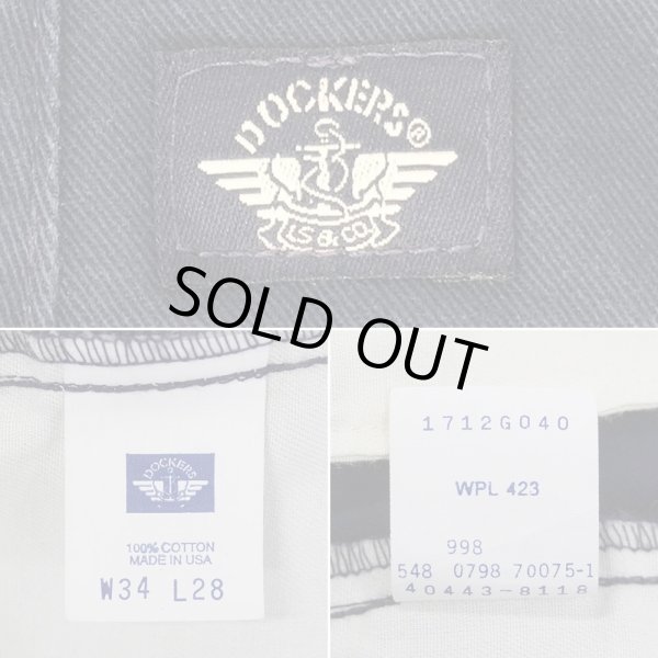 画像3: 90's DOCKERS 2タック チノトラウザー "MADE IN USA / W34 L28" (3)