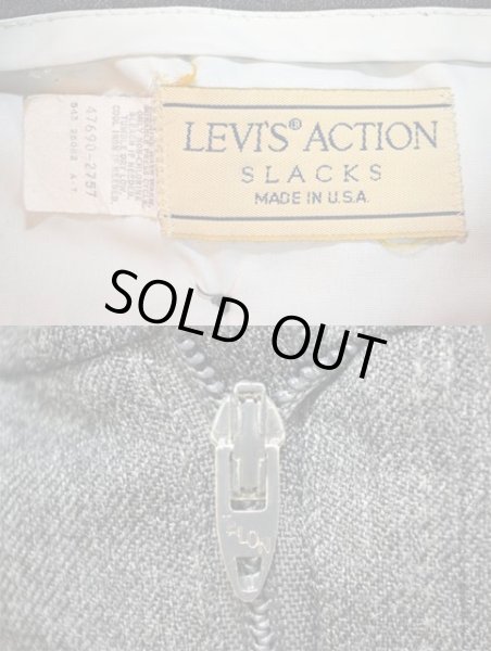 画像3: 80-90's Levi's ACTION SLACKS “CHARCOAL GRAY / MADE IN USA” (3)