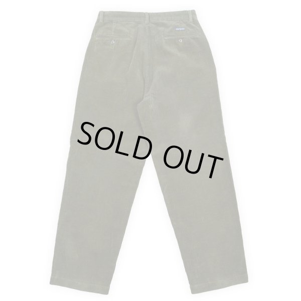 画像2: 90's Polo Ralph Lauren 2タック 太畝コーデュロイパンツ “OLIVE” (2)