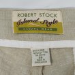 画像3: 00's ROBERT STOCK 2タック リネンコットンショーツ "DEADSTOCK" (3)