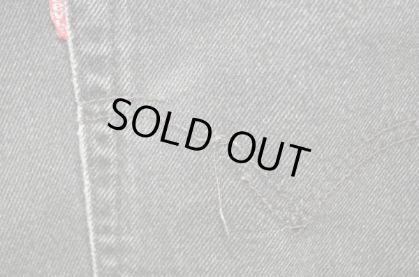 画像4: 90-00's Levi's 505 ブラックデニムショーツ (4)