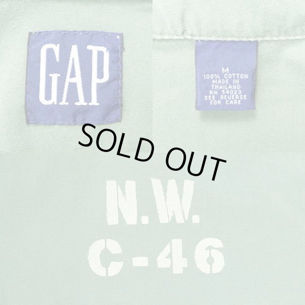 画像3: 90's OLD GAP コットンアノラックパーカー (3)