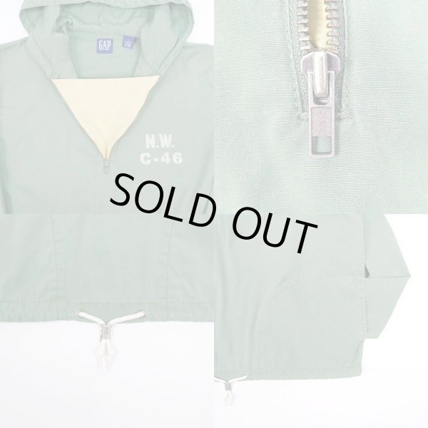 画像4: 90's OLD GAP コットンアノラックパーカー (4)