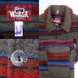 画像3: 90's Woolrich ネイティブボーダー柄 ウールジャケット (3)