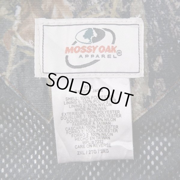 画像2: 00's MOSSY OAK リアルツリーカモ柄 スタンドカラーブルゾン (2)
