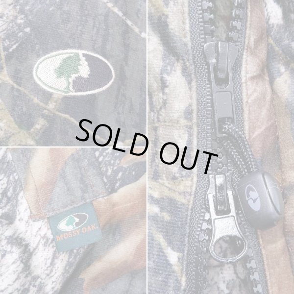 画像4: 00's MOSSY OAK リアルツリーカモ柄 スタンドカラーブルゾン (4)