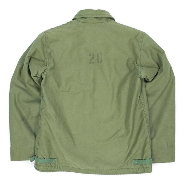 画像2: 60's US.NAVY A-2 デッキジャケット "MEDIUM / STENCIL" (2)