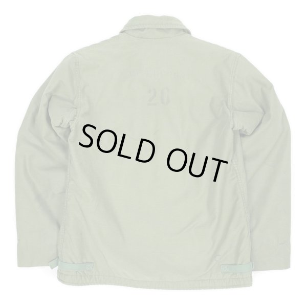 画像2: 60's US.NAVY A-2 デッキジャケット "MEDIUM / STENCIL" (2)