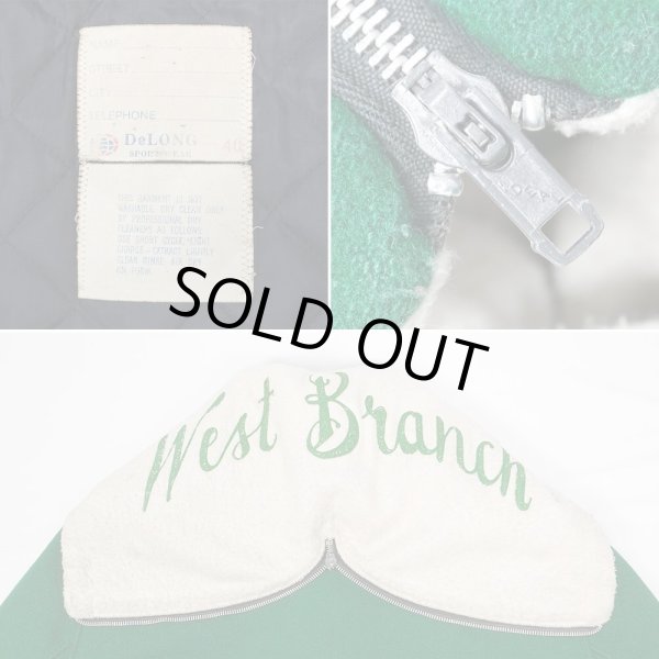 画像3: 70's DeLONG ラビットフード ウールスタジャン (3)