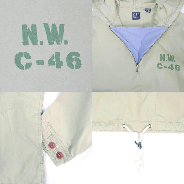 画像3: 90's OLD GAP コットンアノラック (3)