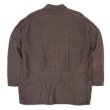 画像2: 90's FLAX ストライプ柄 リネンジャケット (2)