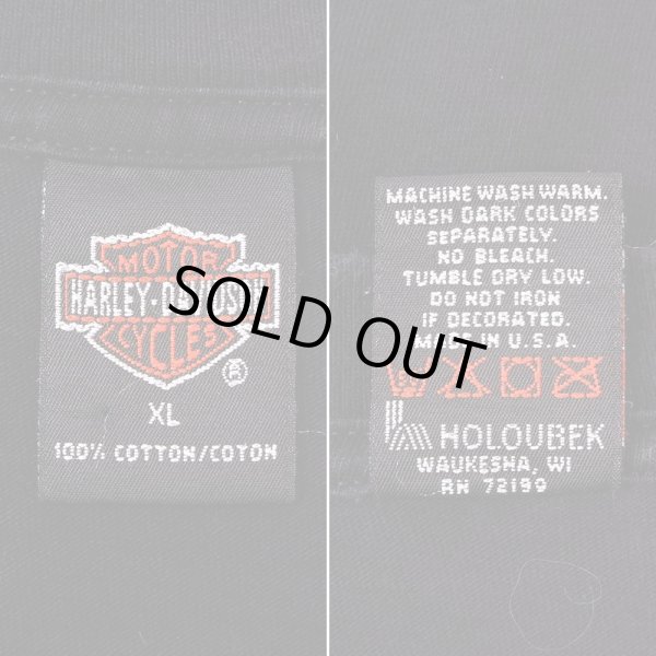 画像3: 90's HARLEY-DAVIDSON 両面プリントTシャツ "MADE IN USA" (3)