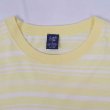 画像3: 90's OLD GAP マルチボーダー ポケットTシャツ "YELLOW×WHITE" (3)