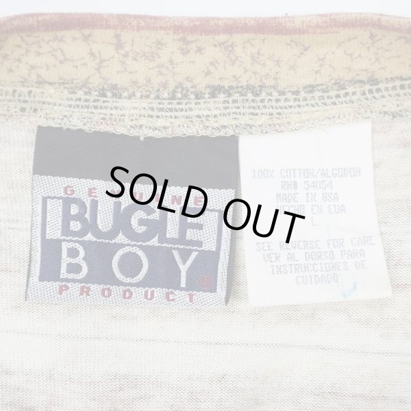 画像2: 90's BUGLE BOY マルチボーダーTシャツ "MADE IN USA" (2)