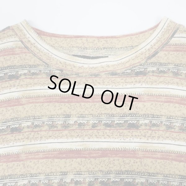 画像3: 90's BUGLE BOY マルチボーダーTシャツ "MADE IN USA" (3)