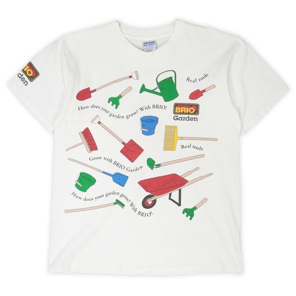 画像1: 90's BRIO Garden プリントTシャツ "MADE IN CANADA" (1)
