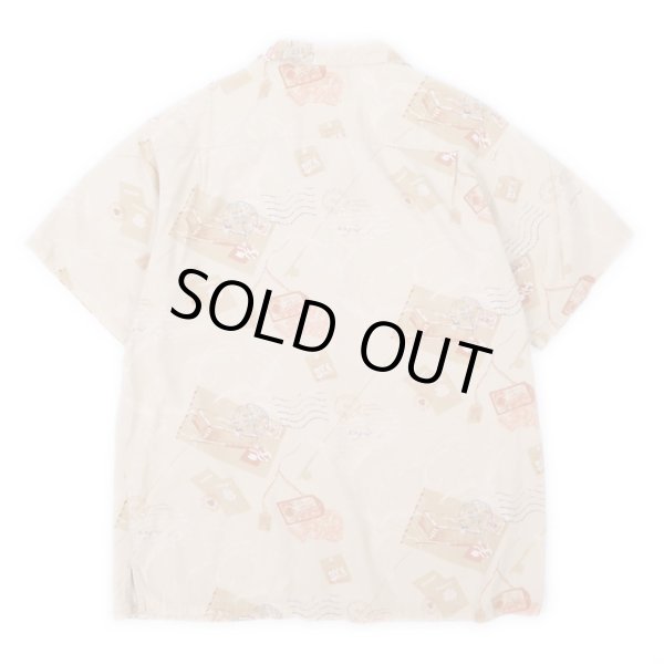 画像2: 00's Columbia 総柄 S/S オープンカラーシャツ (2)