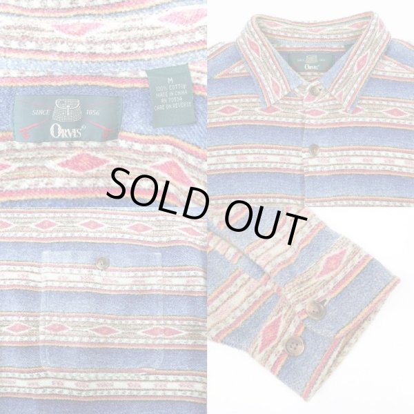 画像3: 80-90's ORVIS 総柄コットンシャツ (3)