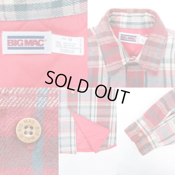 画像3: 80's BIG MAC キルティングライナー ネルシャツ "MADE IN USA" (3)