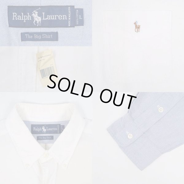 画像3: 90's Polo Ralph Lauren ボタンダウンシャツ "BIG SHIRT / DEADSTOCK" (3)