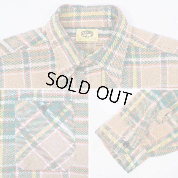 画像4: 70's Mr.Leggs ヘビーネルシャツ (4)