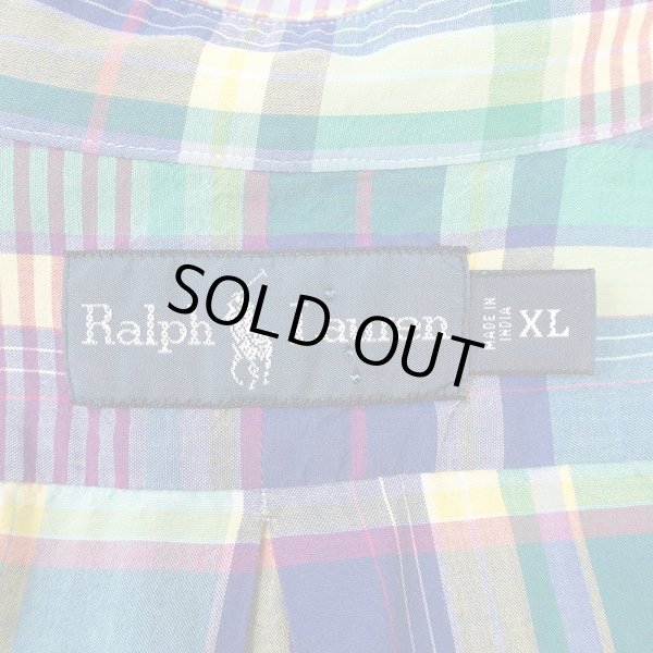 画像2: 00's Polo Ralph Lauren S/S ボタンダウンシャツ (2)