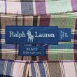 画像2: 90's Polo Ralph Lauren マドラスチェック柄 ボタンダウンシャツ “BLAKE” (2)