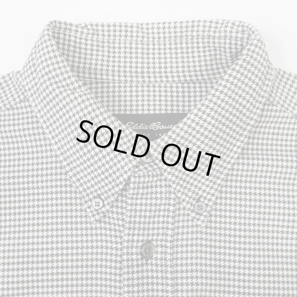 画像3: Early 00's Eddie Bauer プリントコーデュロイシャツ "ハウンドトゥース柄" (3)