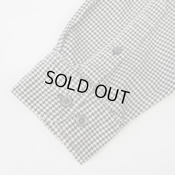 画像4: Early 00's Eddie Bauer プリントコーデュロイシャツ "ハウンドトゥース柄" (4)