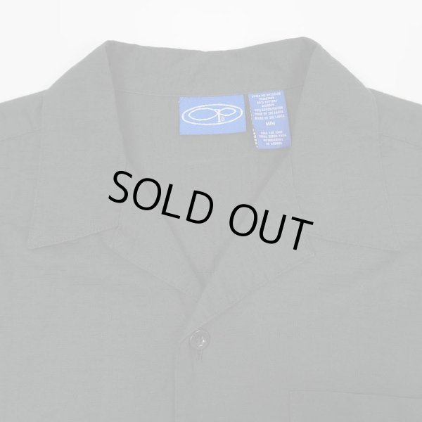 画像2: 90's Ocean Pacific S/S オープンカラーシャツ "BLACK" (2)