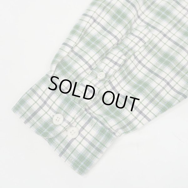 画像4: 90's Eddie Bauer ボタンダウンシャツ “Green Plaid” (4)