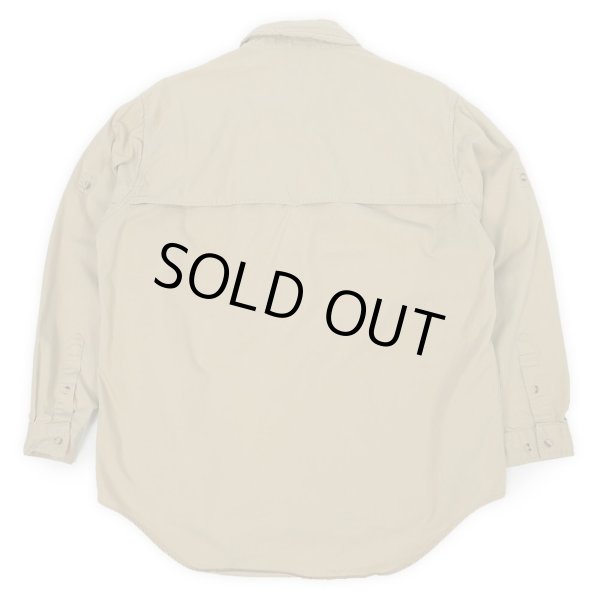 画像2: 90's WOOLRICH チノツイル トレイルシャツ (2)