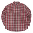 画像1: 90's POLO SPORT レギュラーカラー ワークシャツ "Red Ombre Plaid" (1)