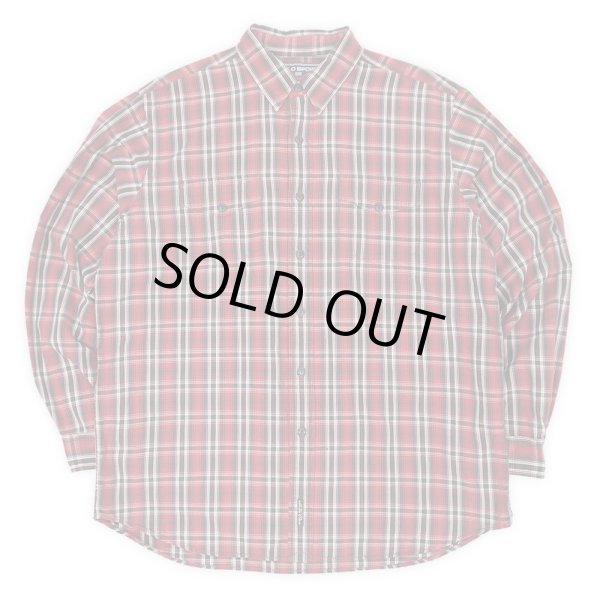 画像1: 90's POLO SPORT レギュラーカラー ワークシャツ "Red Ombre Plaid" (1)