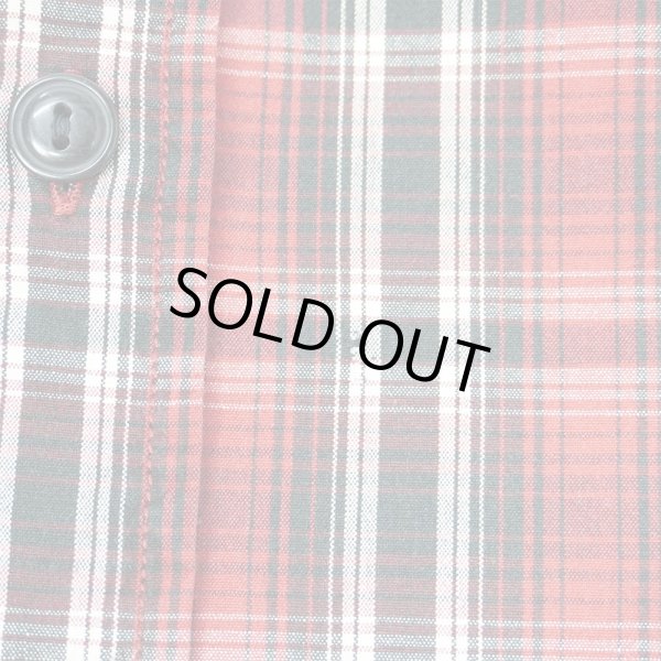 画像4: 90's POLO SPORT レギュラーカラー ワークシャツ "Red Ombre Plaid" (4)