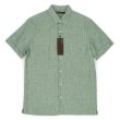 画像1: 00's PERRY ELLIS レギュラーカラー リネンシャツ "DEADSTOCK" (1)