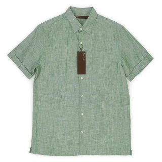 【希少】90s ペリーエリス 最高級リネン100% 半袖シャツ 短丈ボックス M 希少】90s ペリーエリス シルクコットン半袖シャツ 短丈ボックス