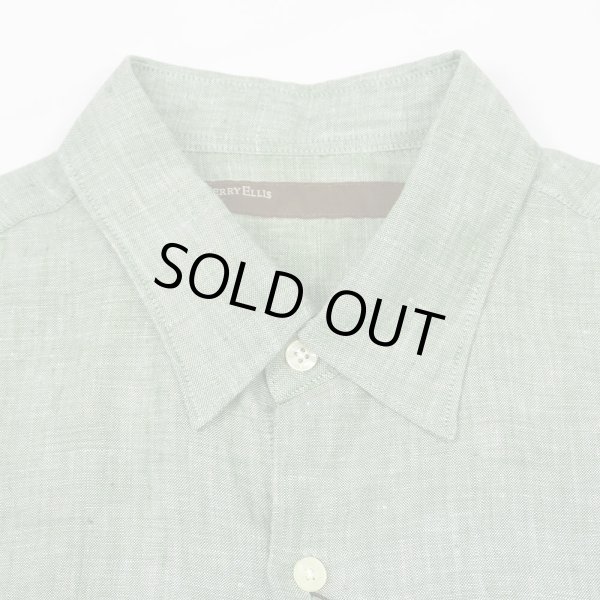 画像3: 00's PERRY ELLIS レギュラーカラー リネンシャツ "DEADSTOCK" (3)