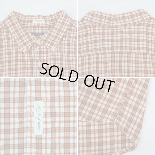 画像3: 00's Eddie Bauer S/S ボタンダウンシャツ “INDIAN MADRAS” (3)