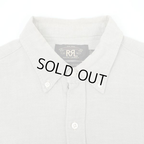 画像4: 00's RRL グレーシャンブレー ボタンダウンシャツ (4)