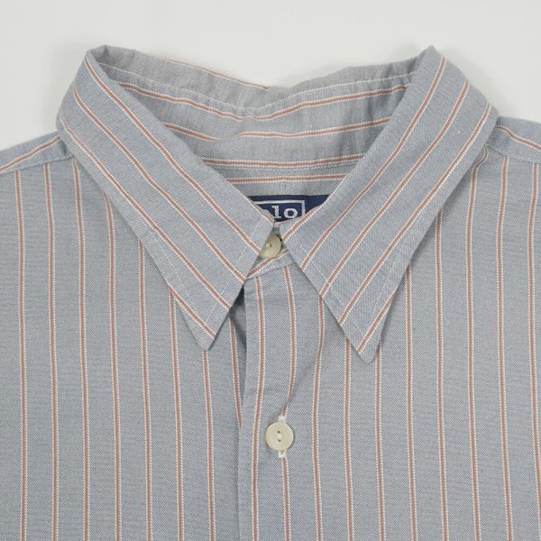 画像3: 90's Polo Ralph Lauren マルチストライプ柄 レギュラーカラーシャツ "MERRIN" (3)