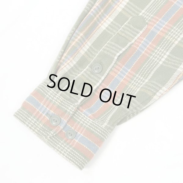 画像5: 00's L.L.Bean リネンMIX ヘビーネルシャツ (5)