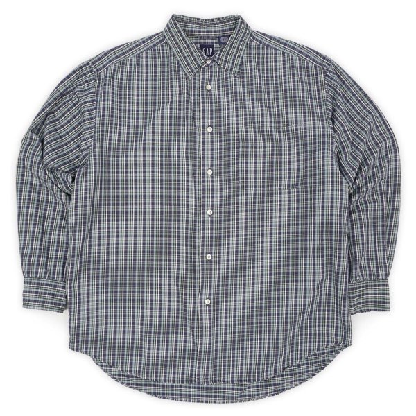 画像1: 90-00's OLD GAP レギュラーカラーシャツ (1)