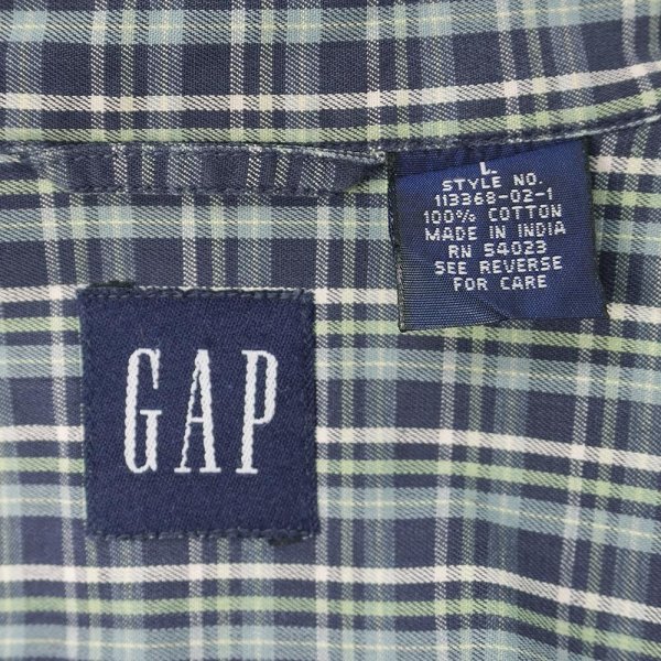 画像2: 90-00's OLD GAP レギュラーカラーシャツ (2)