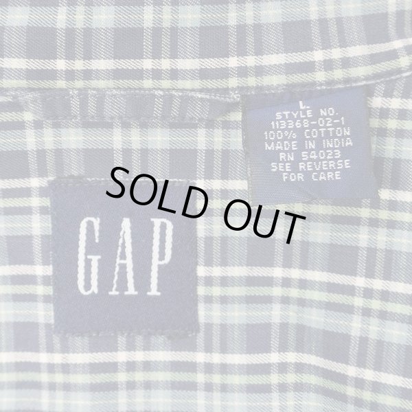 画像2: 90-00's OLD GAP レギュラーカラーシャツ (2)