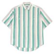 画像1: 90's DOCKERS マルチストライプ柄 S/S ワークシャツ (1)