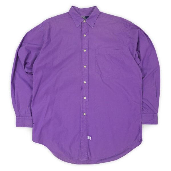 画像1: Early 90's Polo Ralph Lauren レギュラーカラーシャツ "ポニー無し" (1)