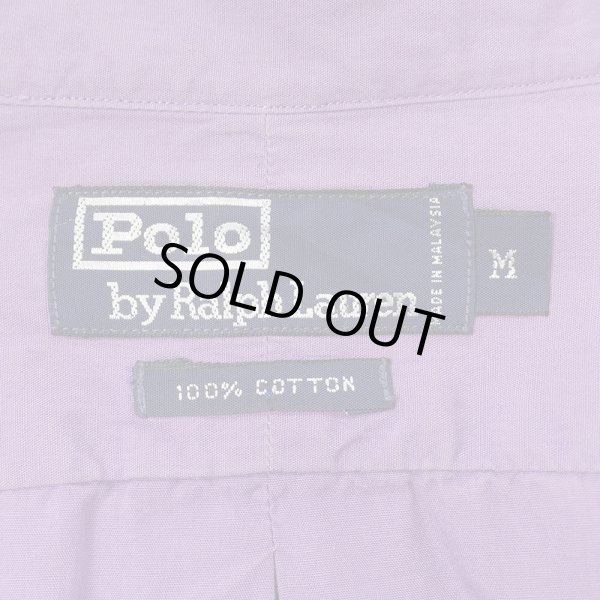 画像2: Early 90's Polo Ralph Lauren レギュラーカラーシャツ "ポニー無し" (2)