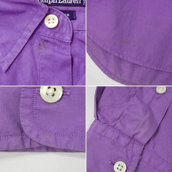 画像5: Early 90's Polo Ralph Lauren レギュラーカラーシャツ "ポニー無し" (5)