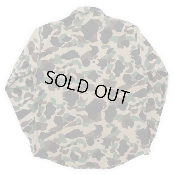 画像2: 80's Five Brother 迷彩柄 シャモアクロスシャツ "MADE IN USA" (2)